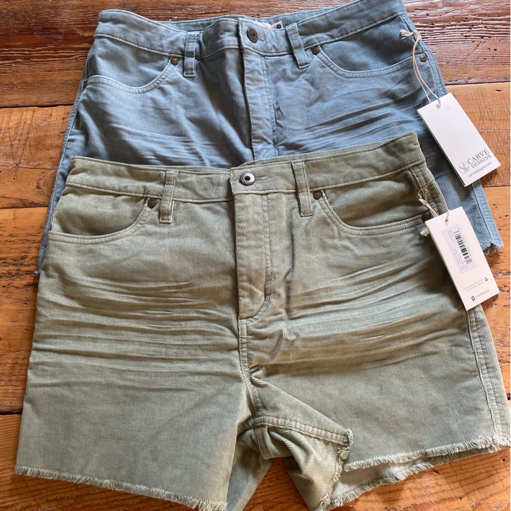 2 Carve Designs Corduroy Shorts